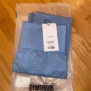 gymshark adapt marl leggings light blue NWT